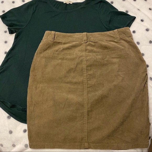 ESPRIT | Corduroy pencil skirt - Picture 2 of 5